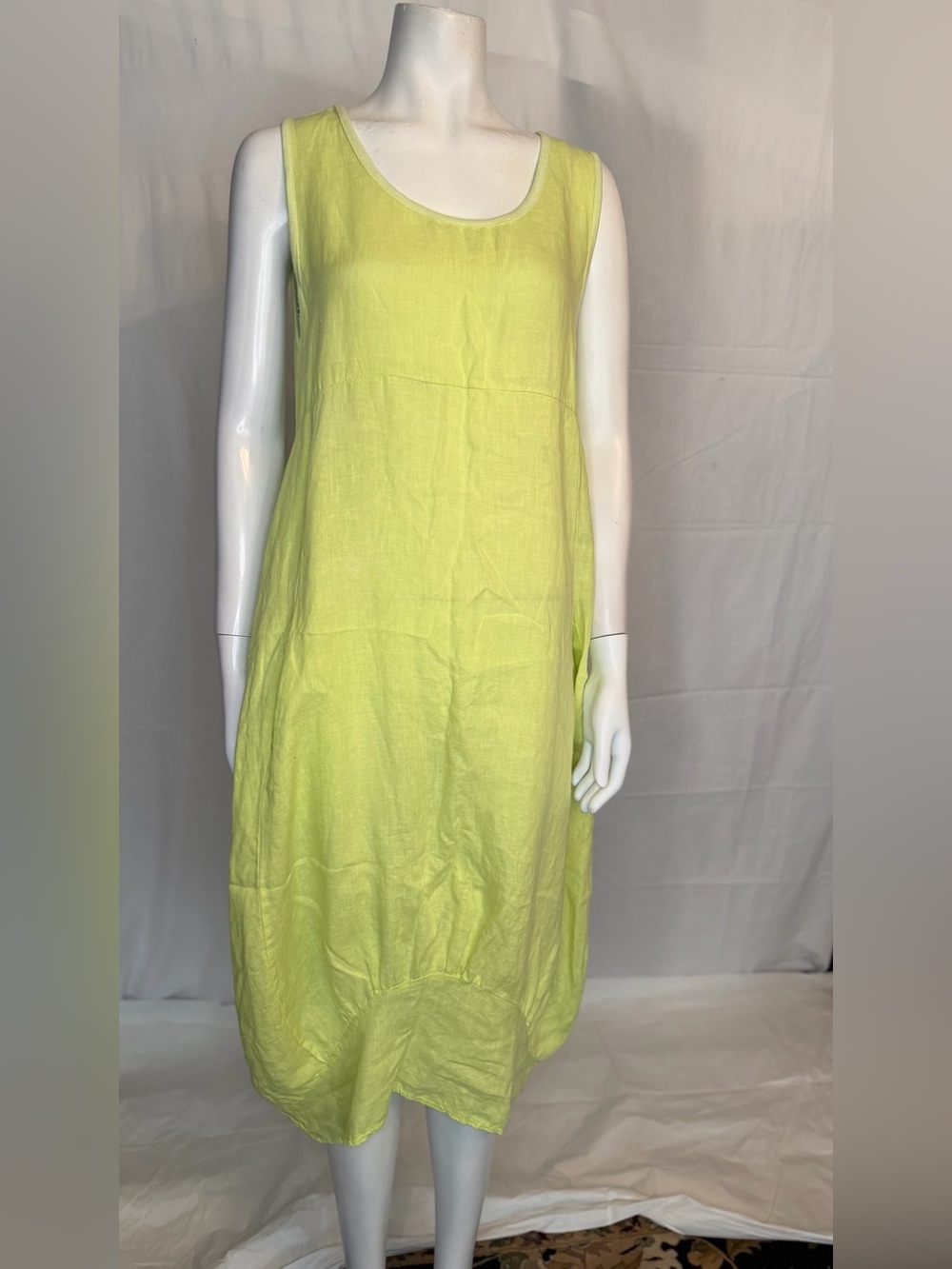 Sleeveless Lime Green Maxi Dress - Lightweight Summer Dress